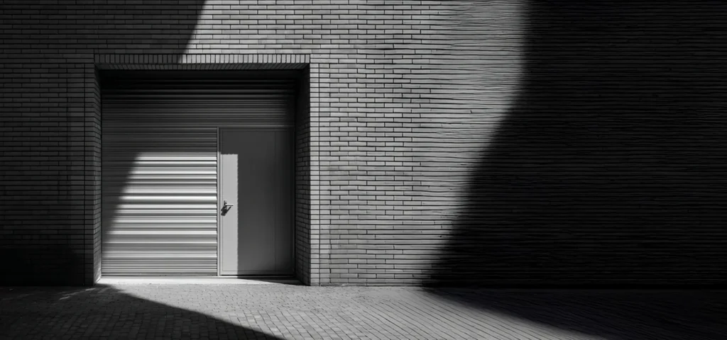 Roller Shutters with Service Doors